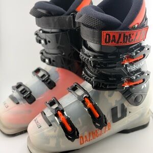 Men's Ski Boots - Black, Orange, and Gray